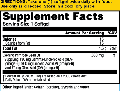 Evening Primrose Oil 1300 mg